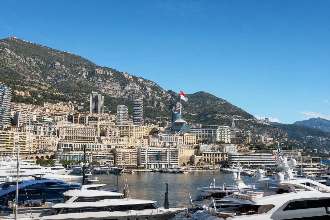 Monaco – tunnettu maamerkki ja maan lippu