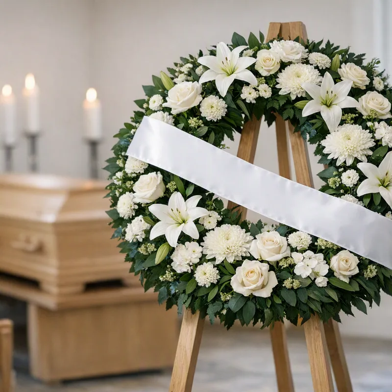 Hautajaiskukat - seppele, hautakimppu ja osanotto