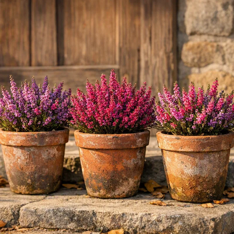 Kanerva (Calluna vulgaris), kestää kylmää ulkona