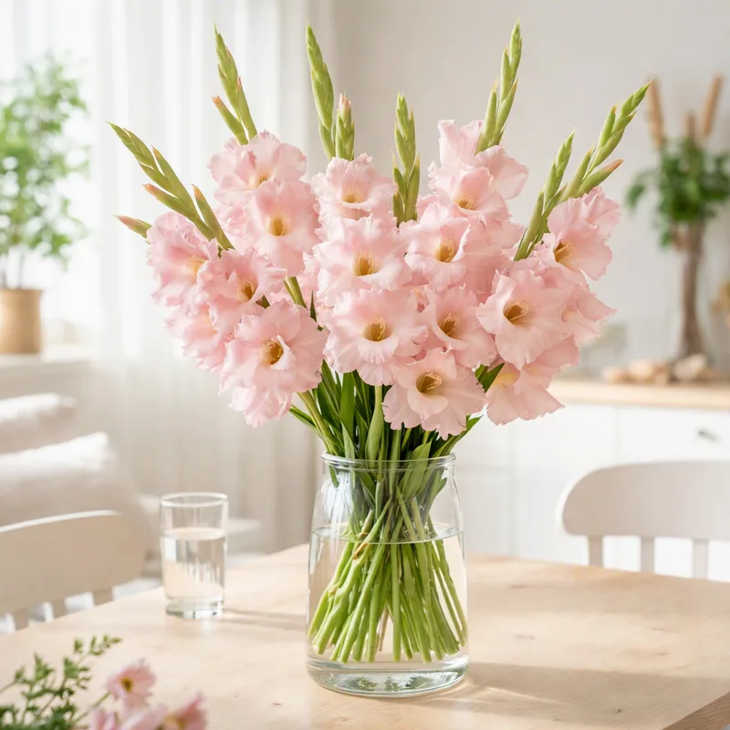 Gladiolus – vaaleanpunainen – kuva 2