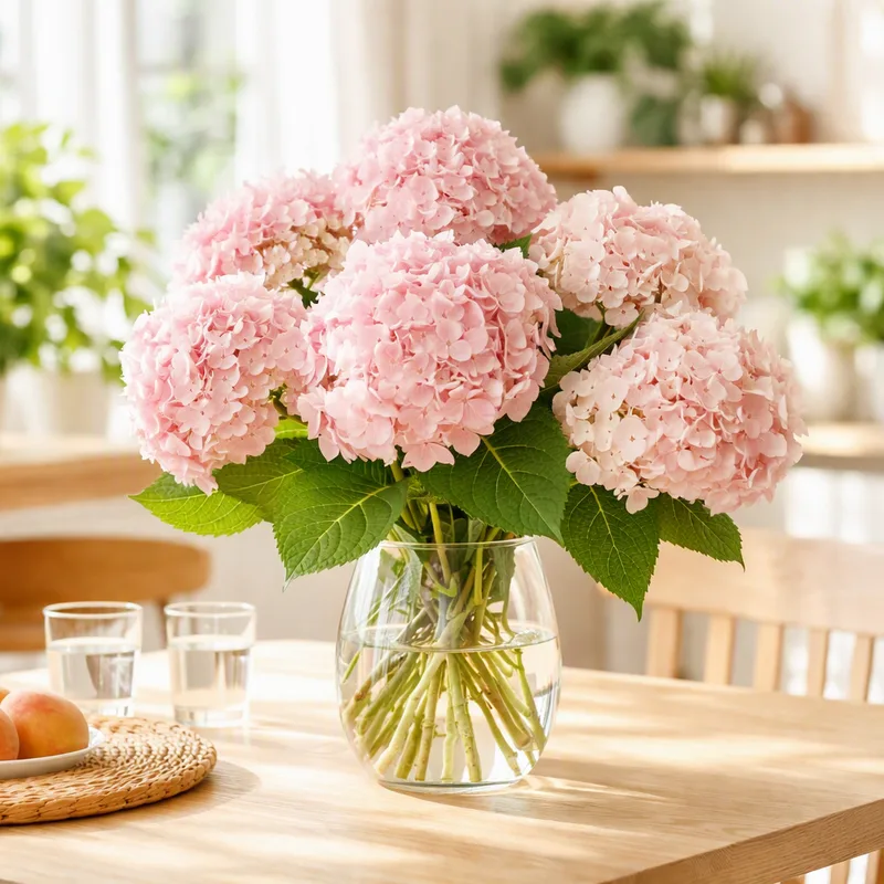 Hortensia – vaaleanpunainen – kuva 2