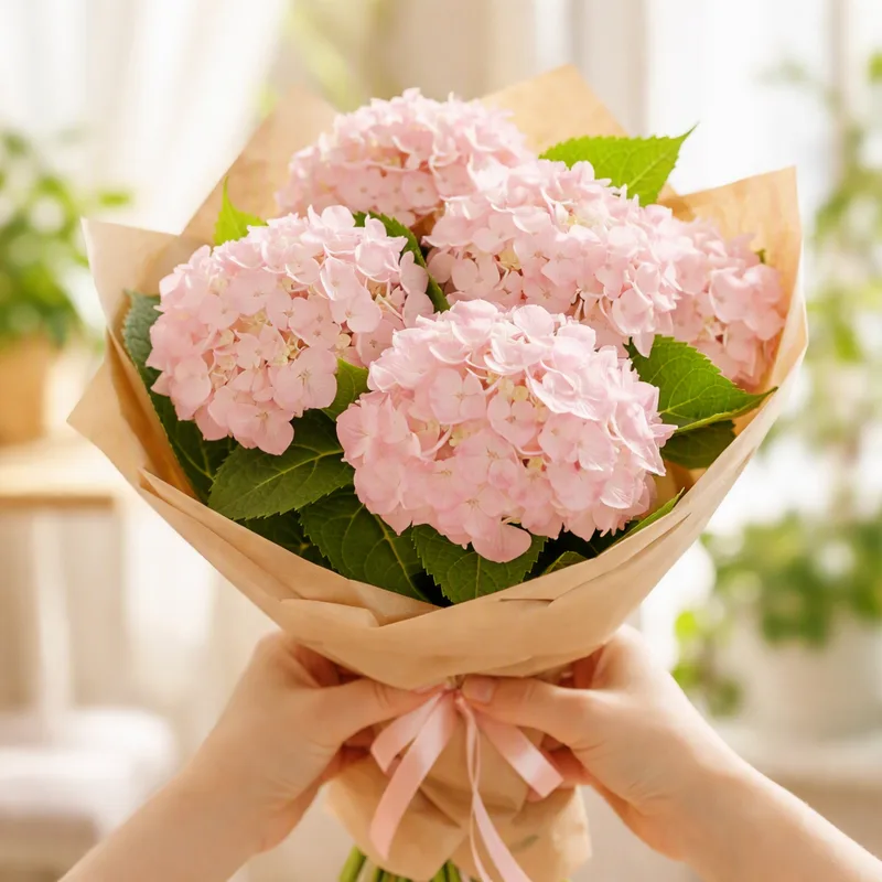 Hortensia – vaaleanpunainen – kuva 3