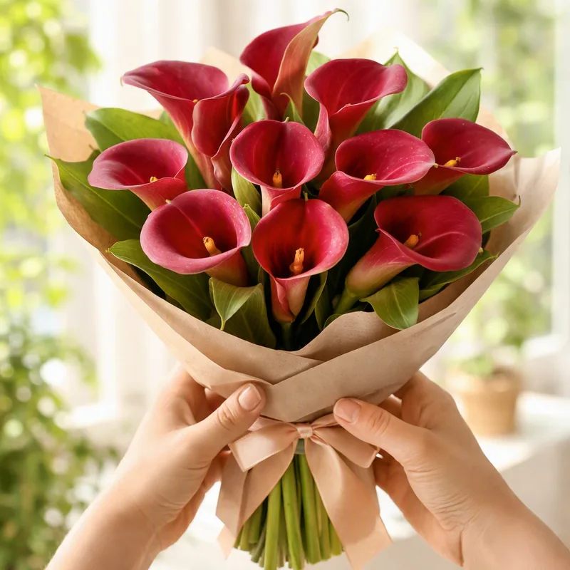 Kalla (calla) – punainen – kuva 3