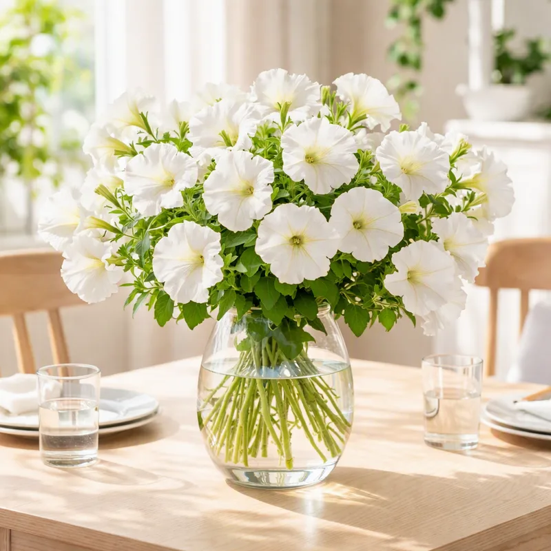 Petunia – valkoinen – kuva 2